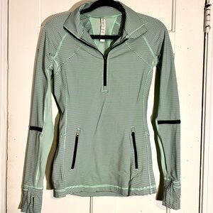 Lululemon ‘Race with Grace’ Half Zip Mint Pullover